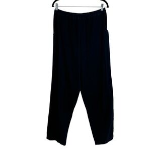 Winter Sun women’s pull on black trousers cotton size Large